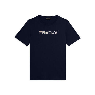 T-shirt Manica Corta con Logo FREDDY Olografico