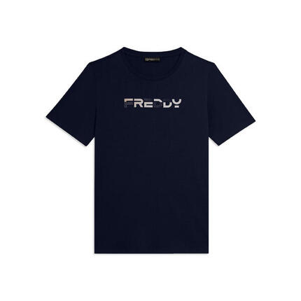T-shirt à manches courtes avec logo holographique FREDDY