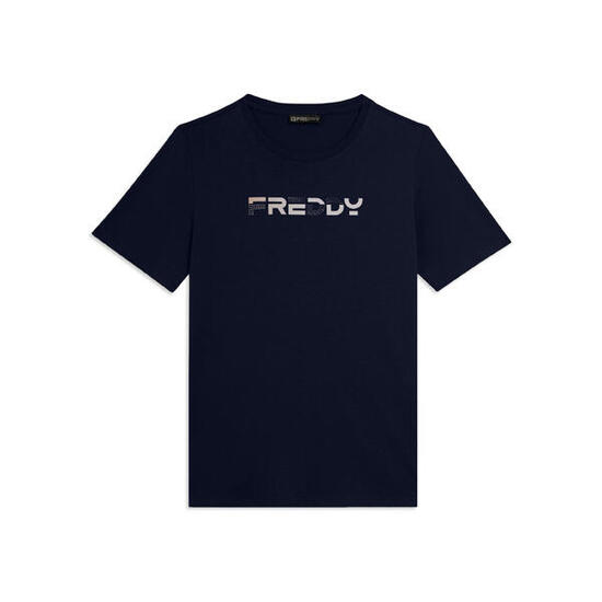 T-shirt Manica Corta con Logo FREDDY Olografico