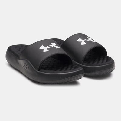 Ua ignite pro 8 fixed strap slippers under armour zwart