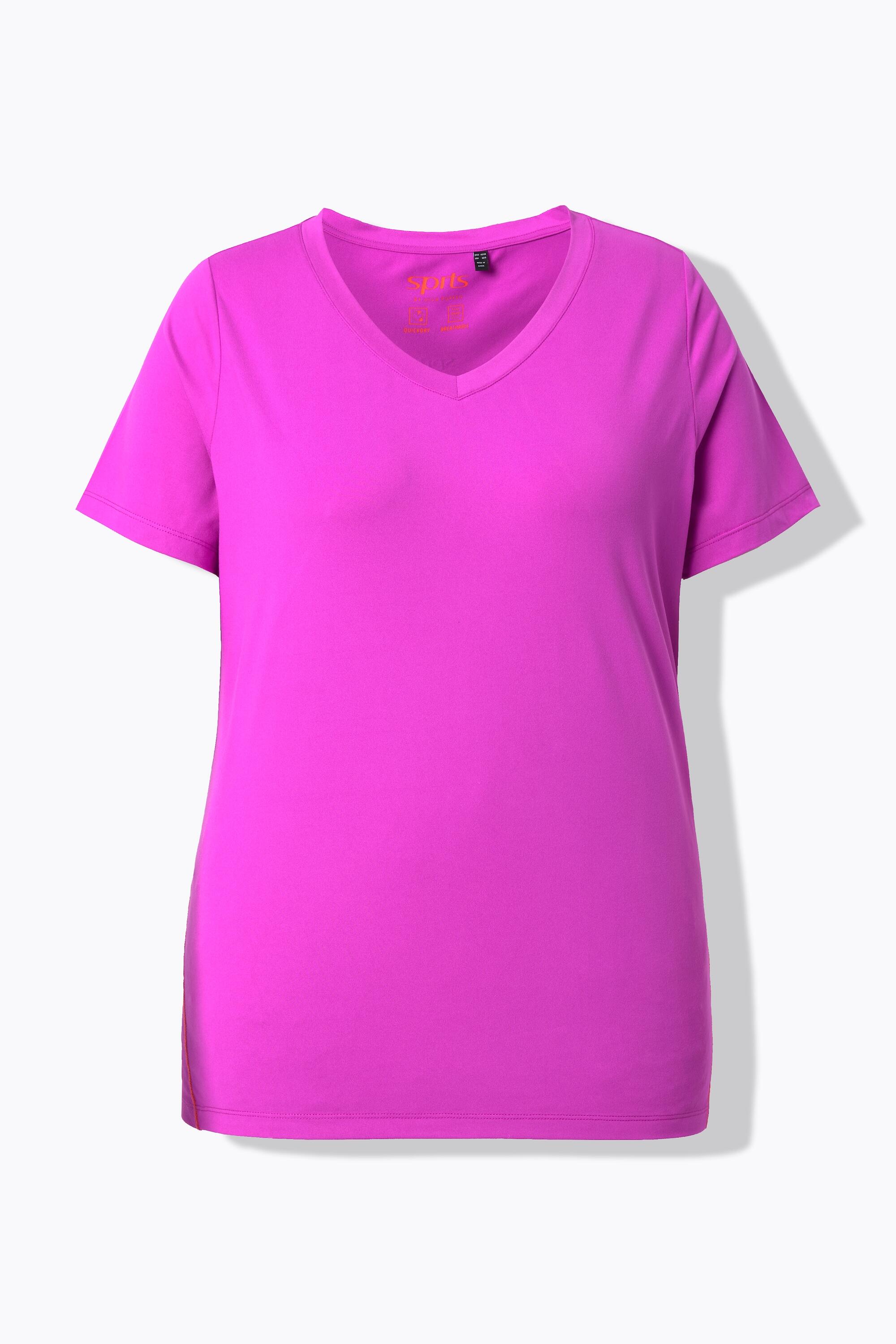 Femme T-shirt technique col en V et manches courtes matière recycléle 6/6