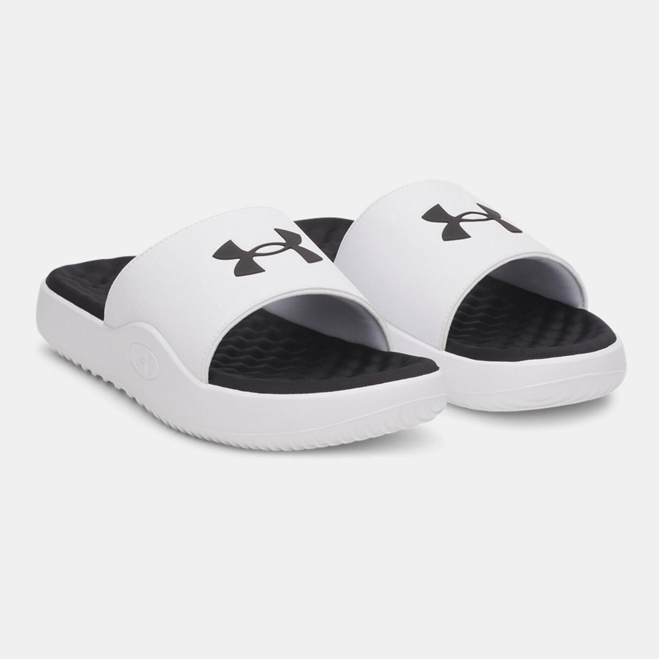 Claquette UA Ignite Pro 8 Fixed Strap Under Armour Blanc 1/5