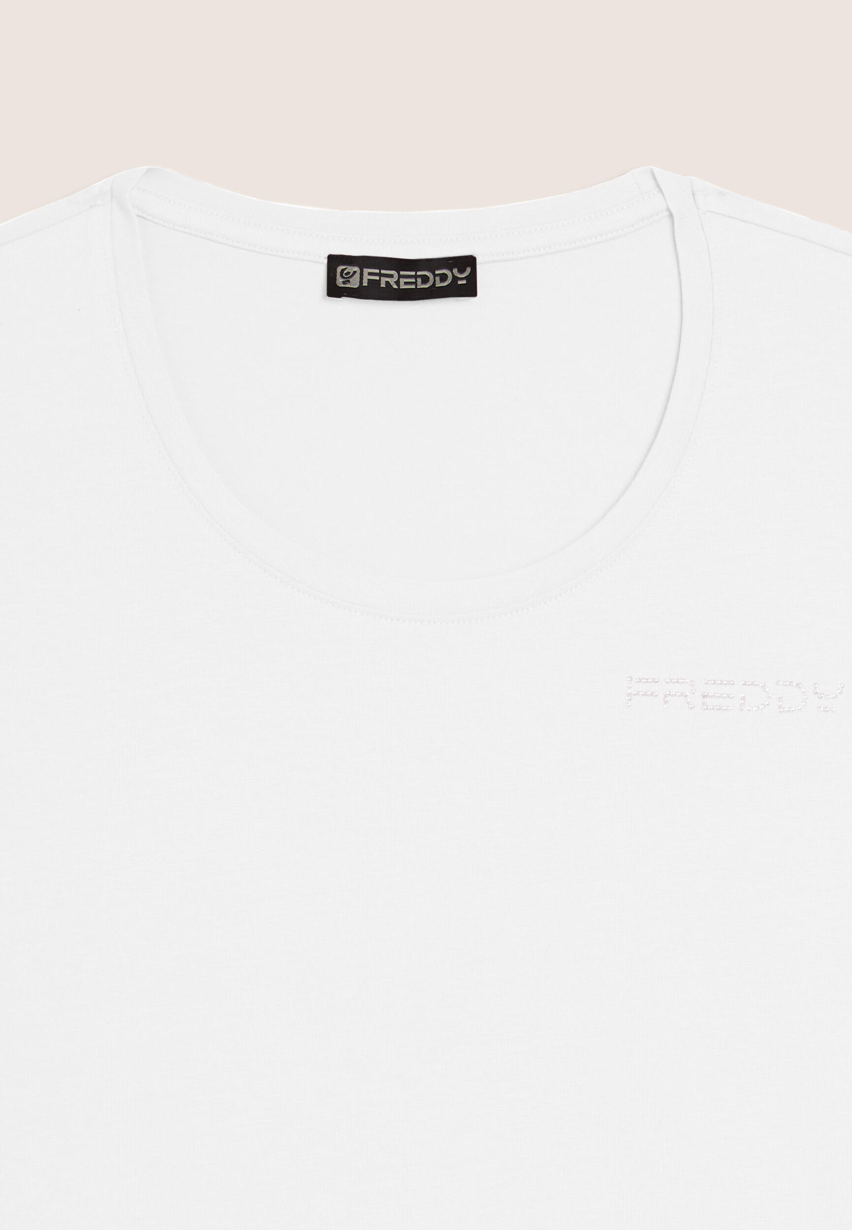 T-shirt à manches courtes avec logo FREDDY et empiècements élastiques 3/3