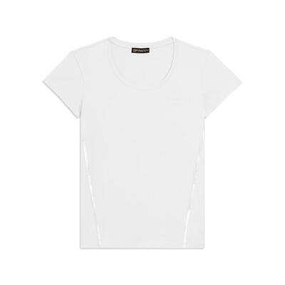 T-shirt Manica Corta con Logo FREDDY e Inserti Elastici