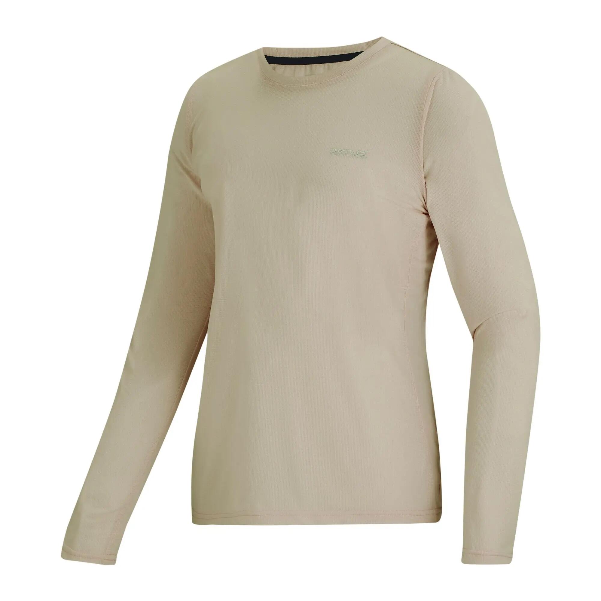 Tee Shirt Randonnée Femme Regatta "Women's Mindo Anti-Insect L/S Tee" 44 Beige 7/7