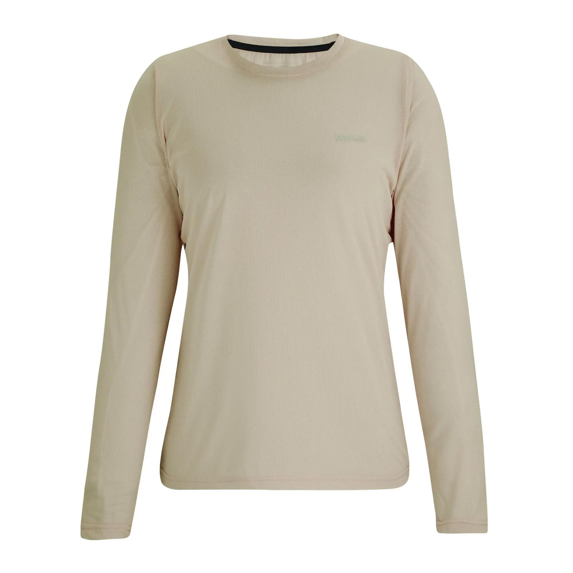 Tee Shirt Randonnée Femme Regatta "Women's Mindo Anti-Insect L/S Tee" 44 Beige 5/7