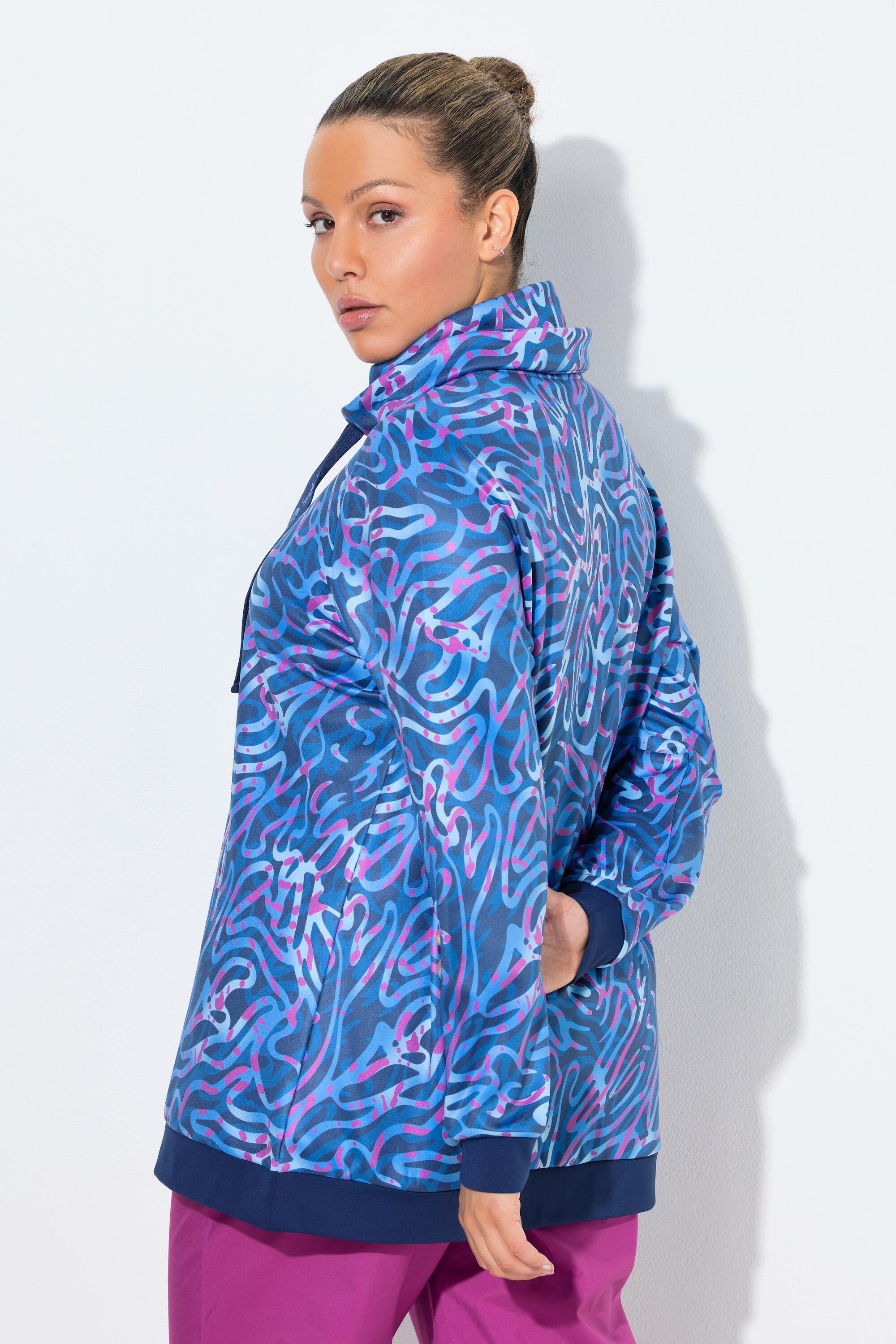 Femme Sweat-shirt manches longues et col montant matière recyclée 2/6