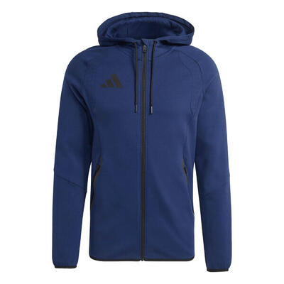 Adidas herenhoodie tiro 26 travel - slim fit, rits vooraan