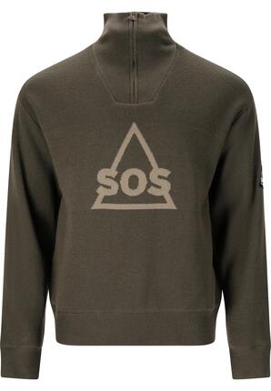 Pull tricot coupe-vent SOS Tignes Uni