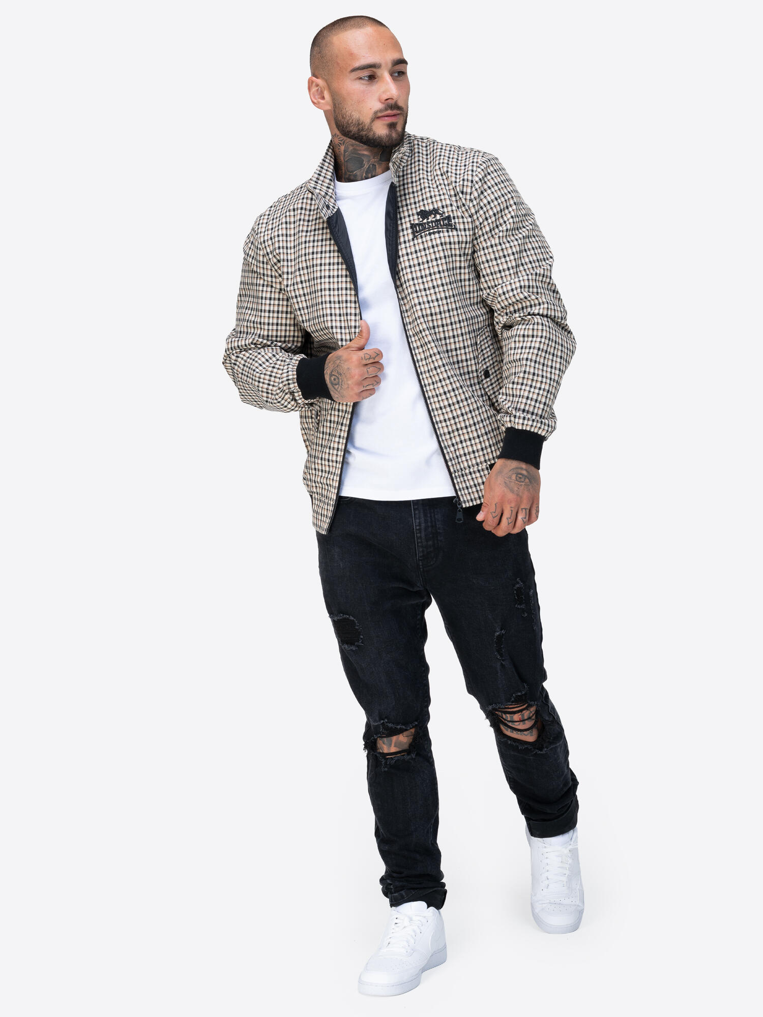LONSDALE Herenjas slim fit CLASSIC CHECK 3/6