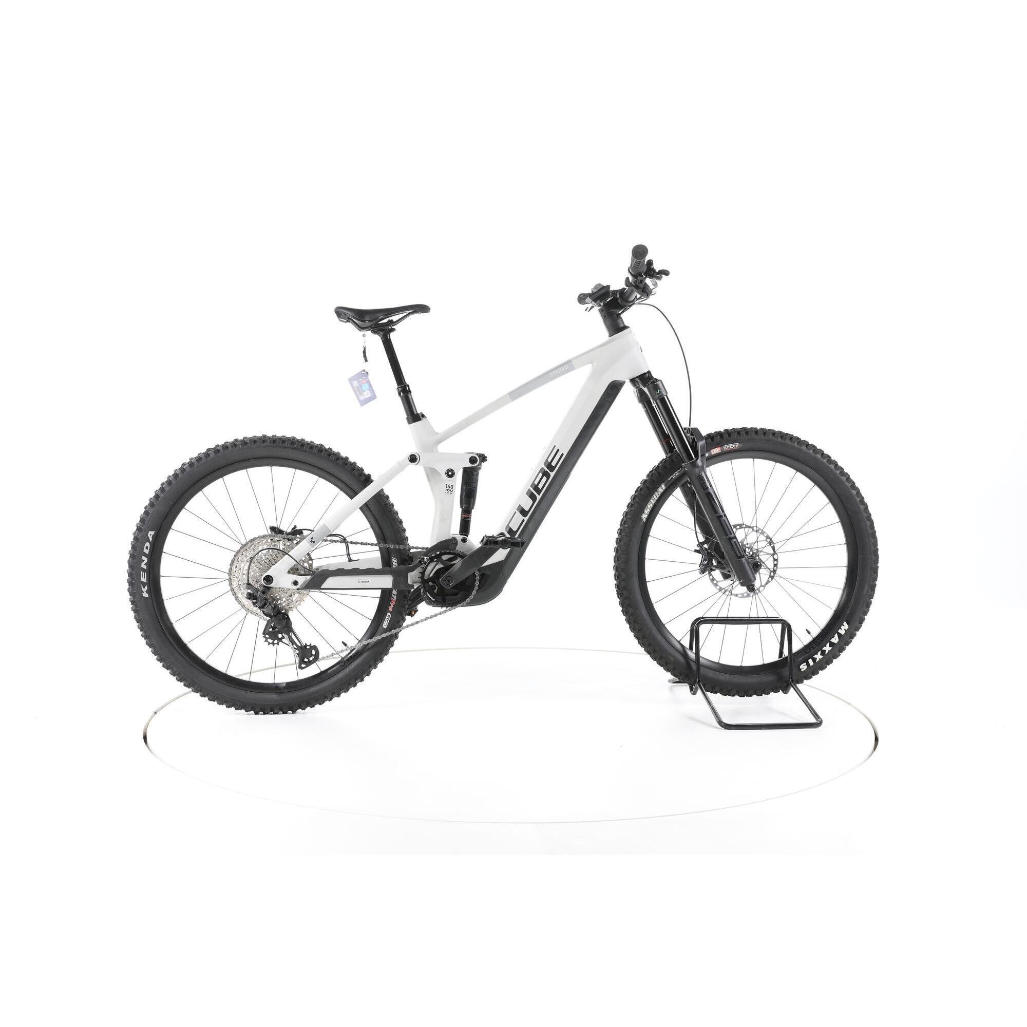 Cube - Reconditionné - Cube Stereo Hybrid 160 Hpc Slx Vélo Électrique Carbon  - Bon - Vélo Tout Terrain - Blanc - Moyen - Decathlon