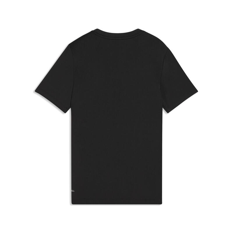 Tricou alergare copii imprimeu grafic Essentials Training, negru PUMA