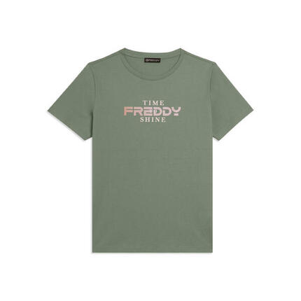T-shirt coupe confortable avec logo FREDDY et slogan « Time Shine »