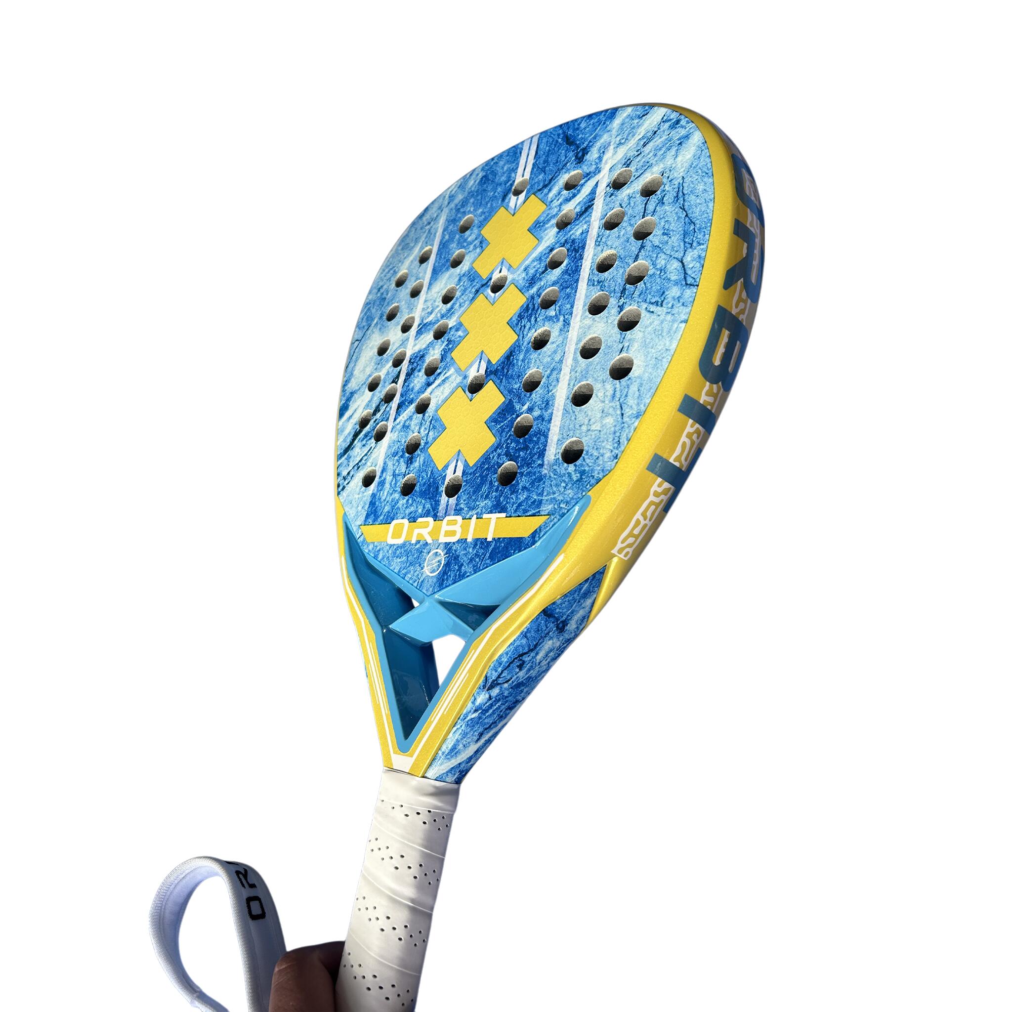 Raquete Padel Unissex Potência Gota Carbono 3D incl. Capa Barkie 3/7