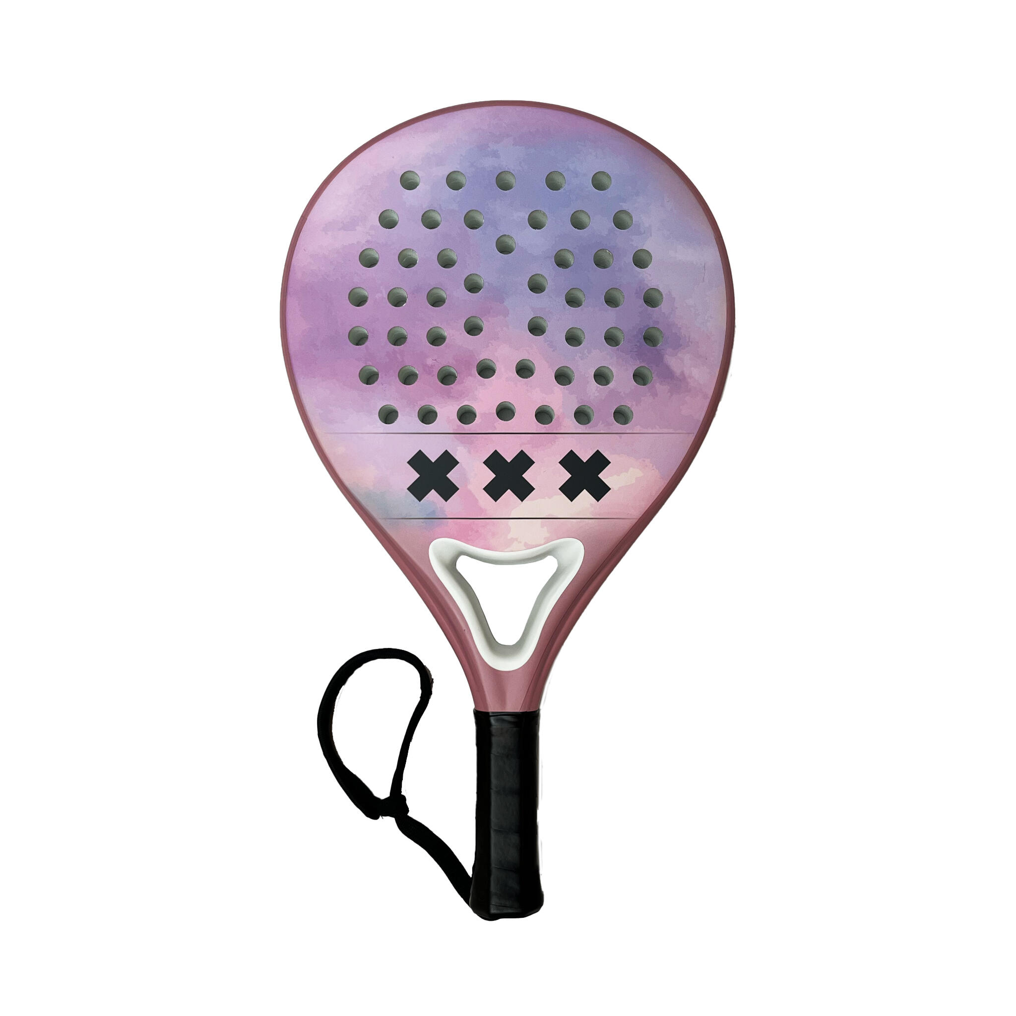 Raquete Padel Feminina Leve Controle Redonda 3D incl. Capa Jottem 2/6