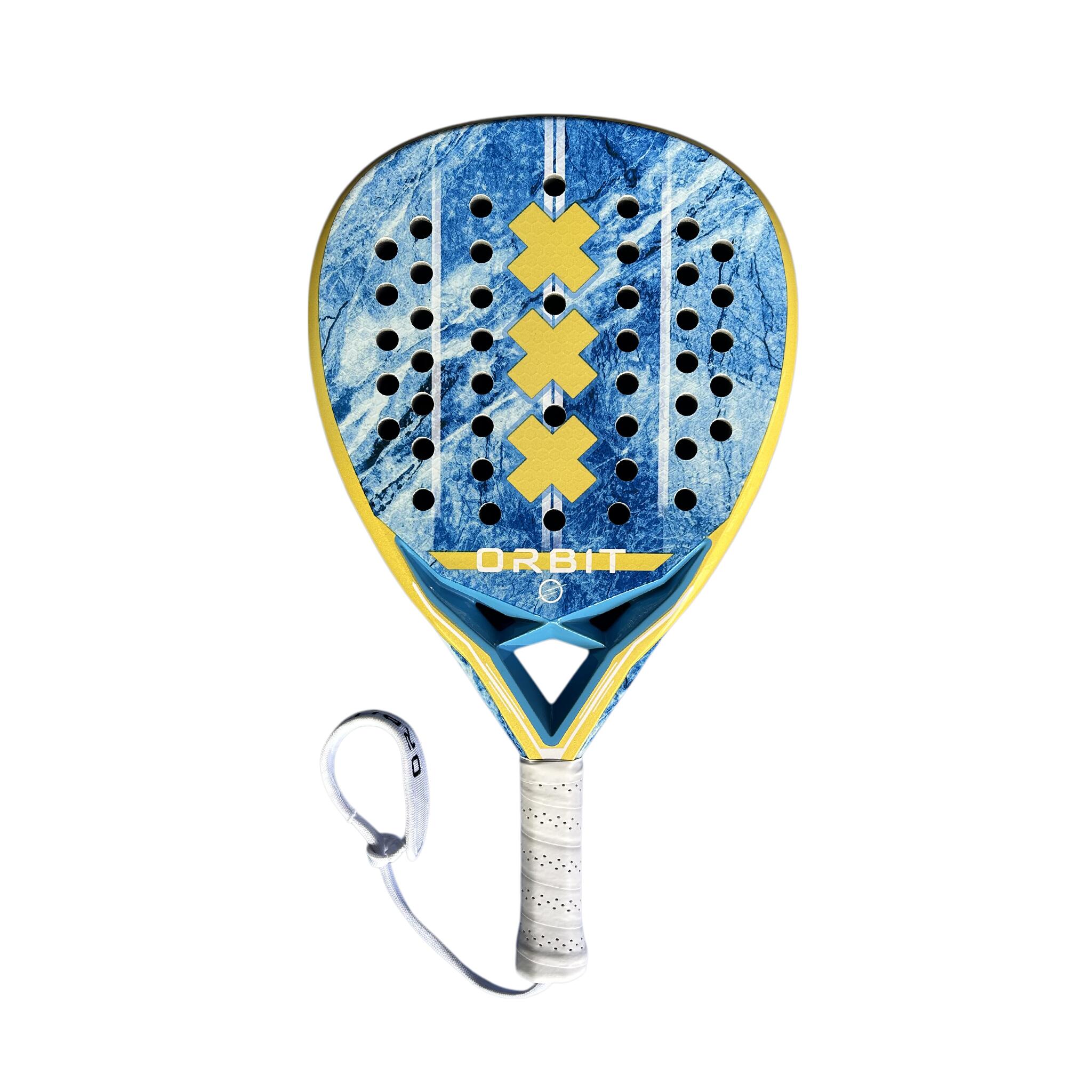 Raquete Padel Unissex Potência Gota Carbono 3D incl. Capa Barkie 2/7