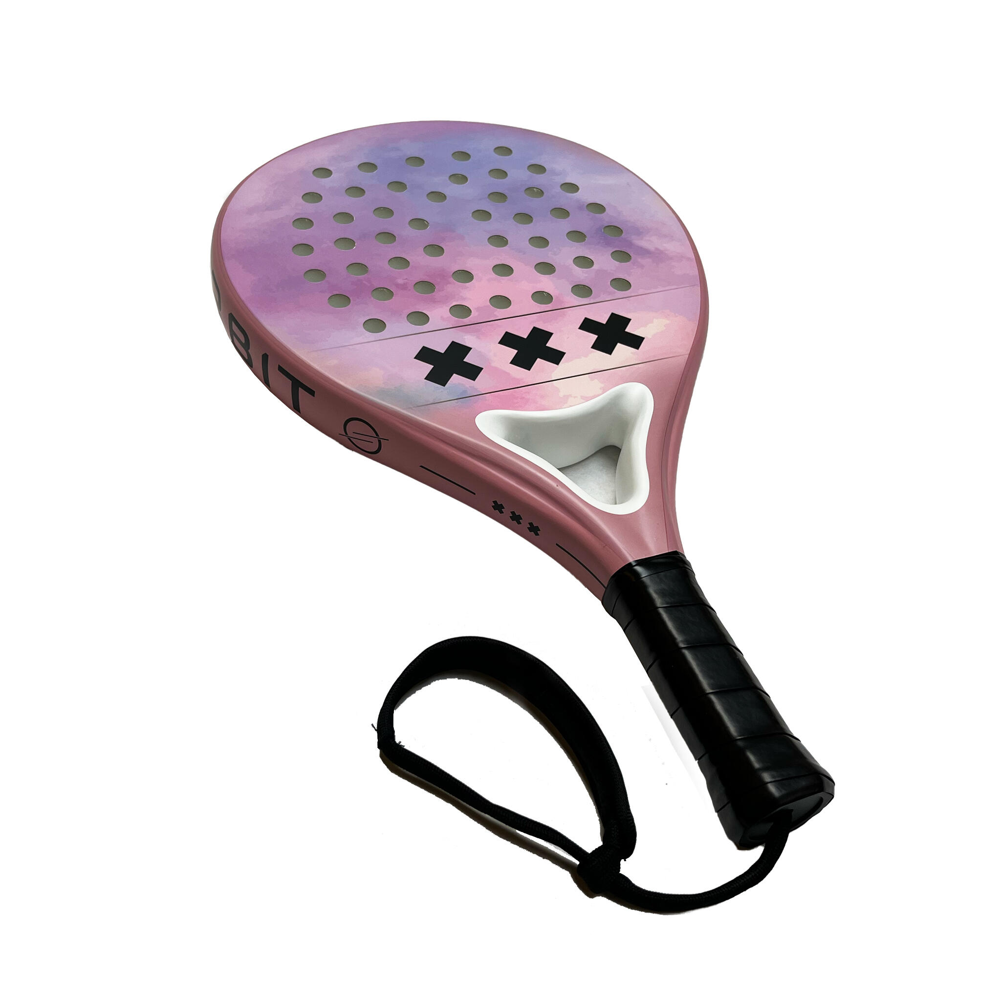 Raquete Padel Feminina Leve Controle Redonda 3D incl. Capa Jottem 4/6