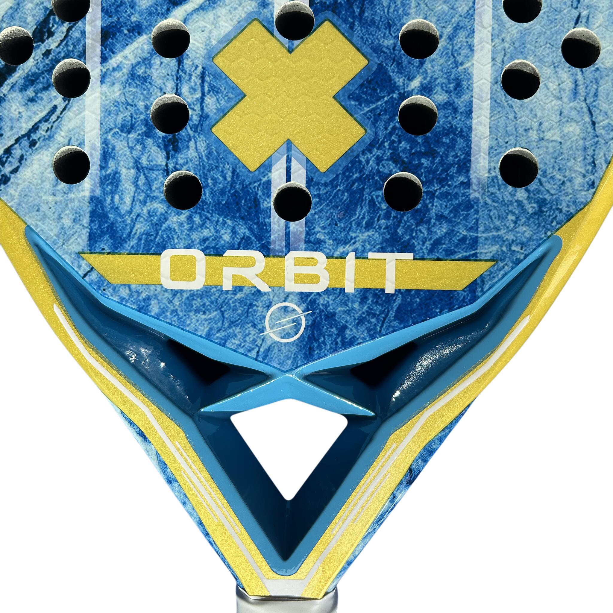 Raquete Padel Unissex Potência Gota Carbono 3D incl. Capa Barkie 5/7