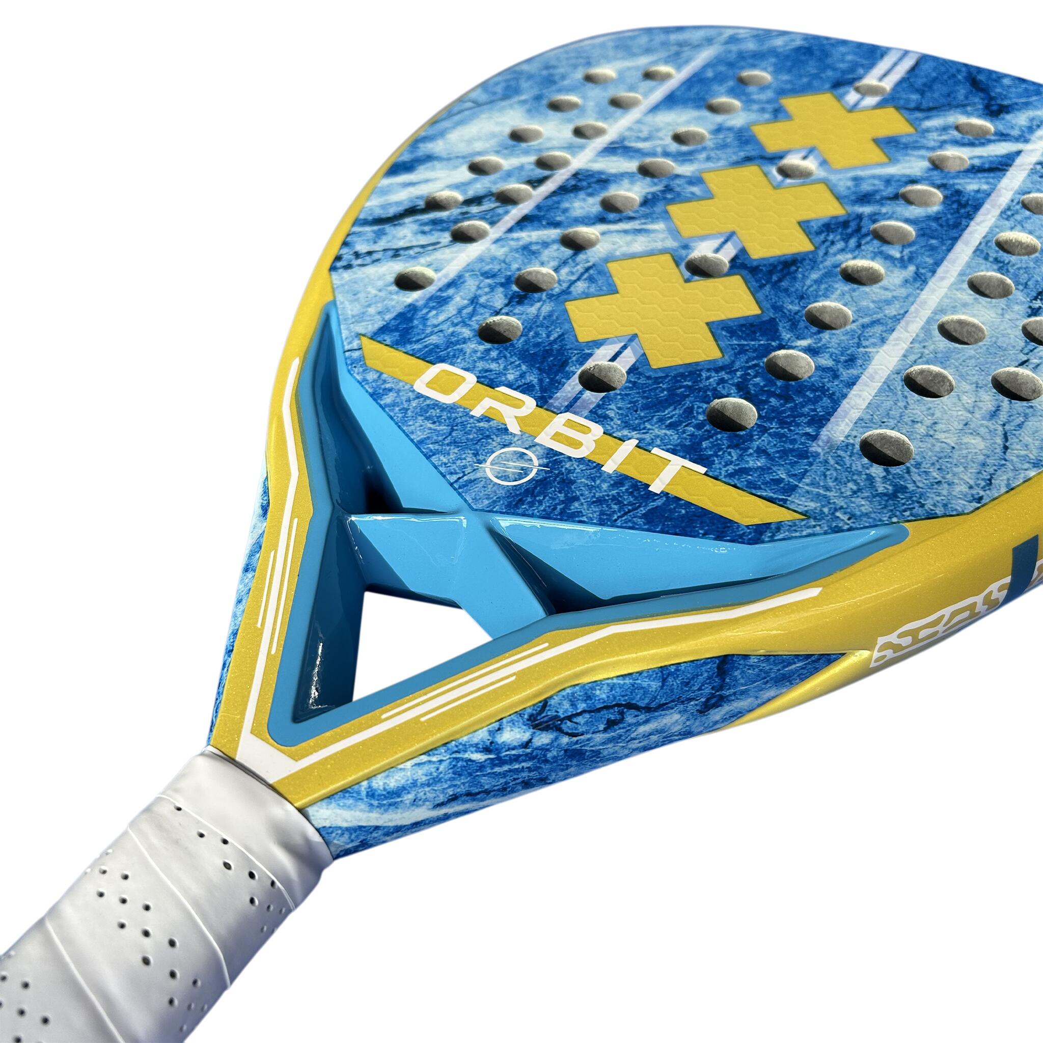 Raquete Padel Unissex Potência Gota Carbono 3D incl. Capa Barkie 4/7