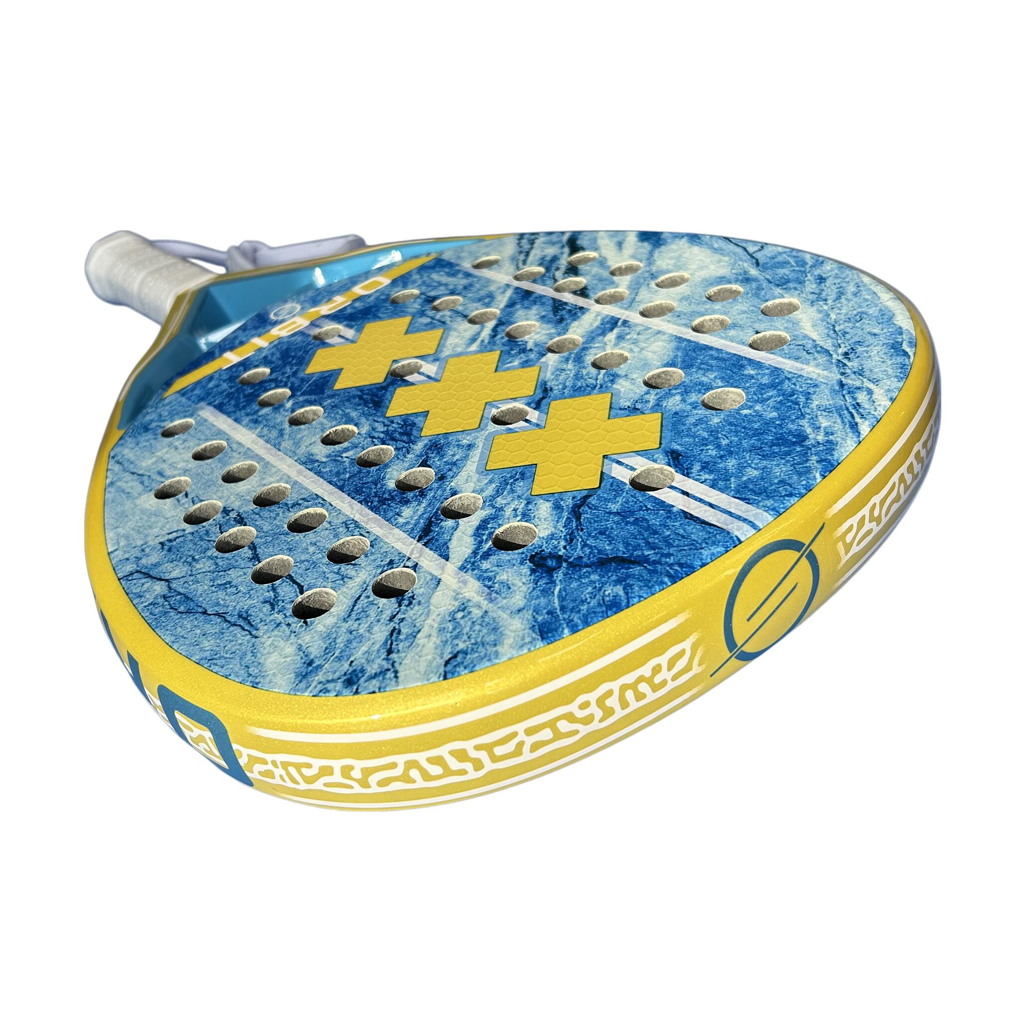 Raquete Padel Unissex Potência Gota Carbono 3D incl. Capa Barkie 6/7