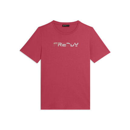 T-shirt à manches courtes avec logo holographique FREDDY