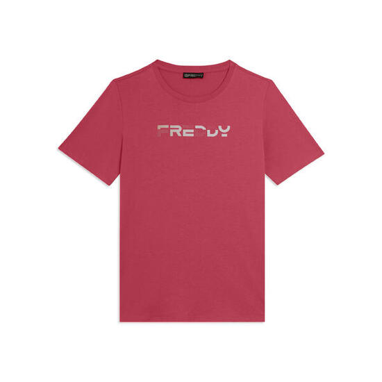 T-shirt Manica Corta con Logo FREDDY Olografico