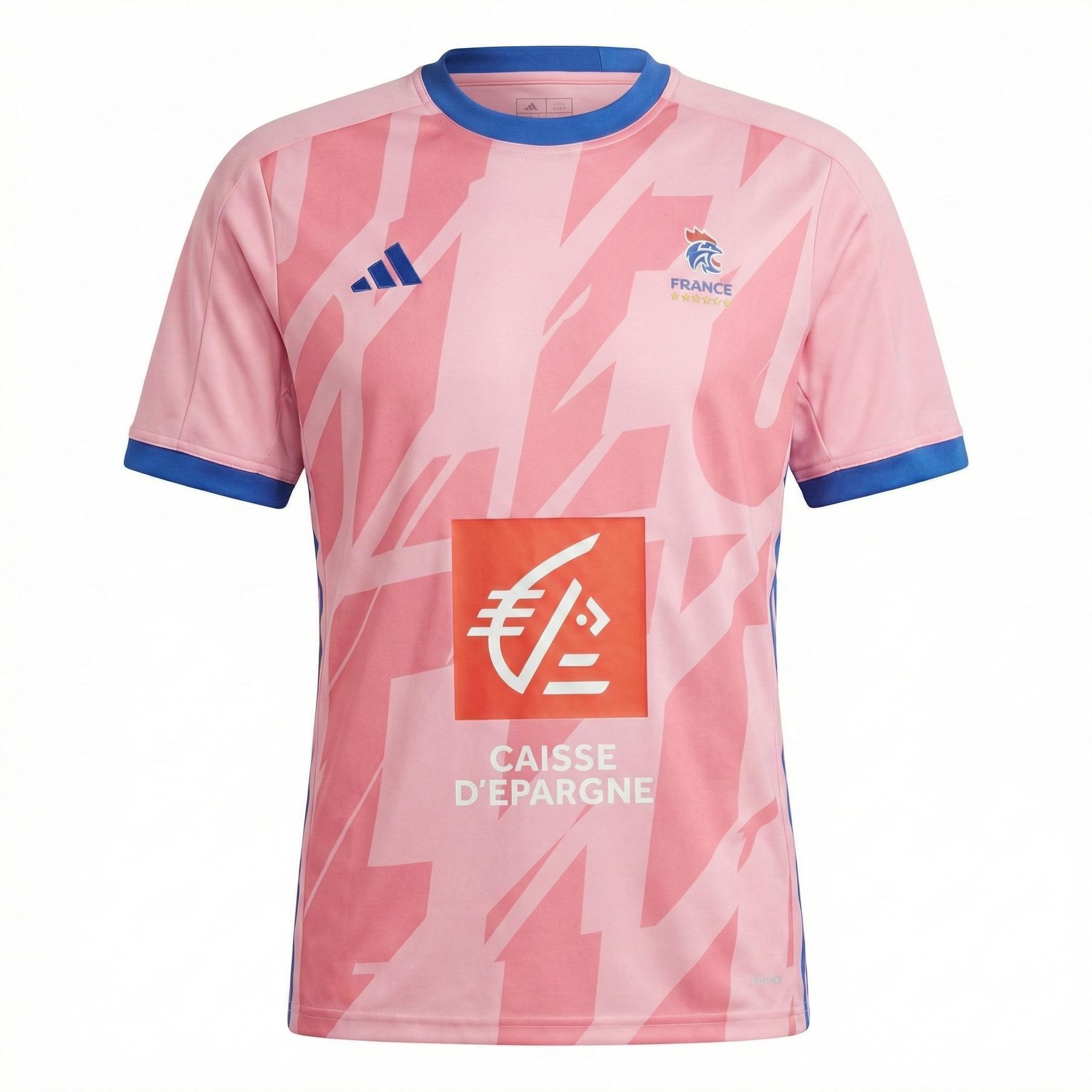 Adidas - Maillot Third France 2026/27 - Maillot Manches Courtes - Rose - Decathlon