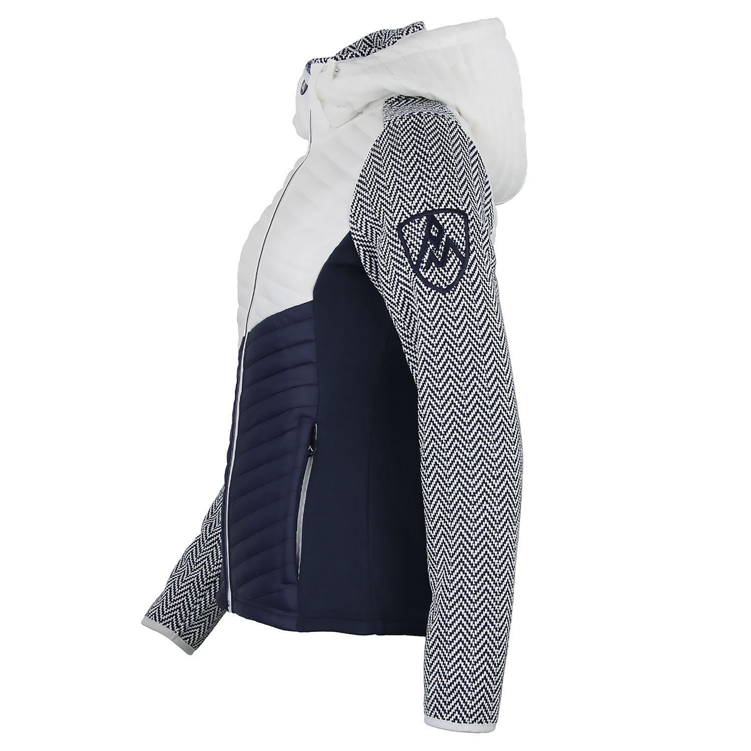 Blouson polaire à empiècements matelassés femme Peak Mountain Amir 2/4