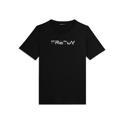 T-shirt Manica Corta con Logo FREDDY Olografico