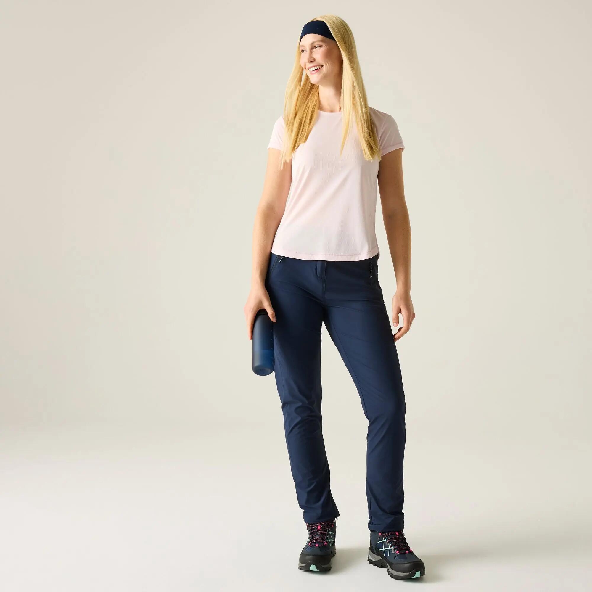 Tee Shirt de Randonnée Femme Regatta "Women's Mindo Anti-Insect S/S Tee" 40 Rose 4/7