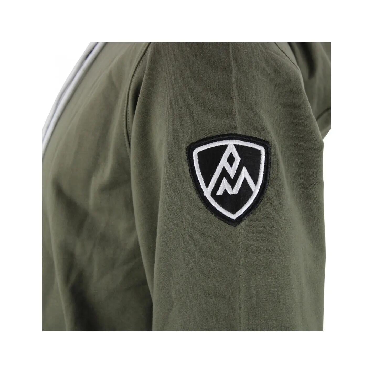 Felpa in cotone con zip integrale Peak Mountain French Terry 4/4