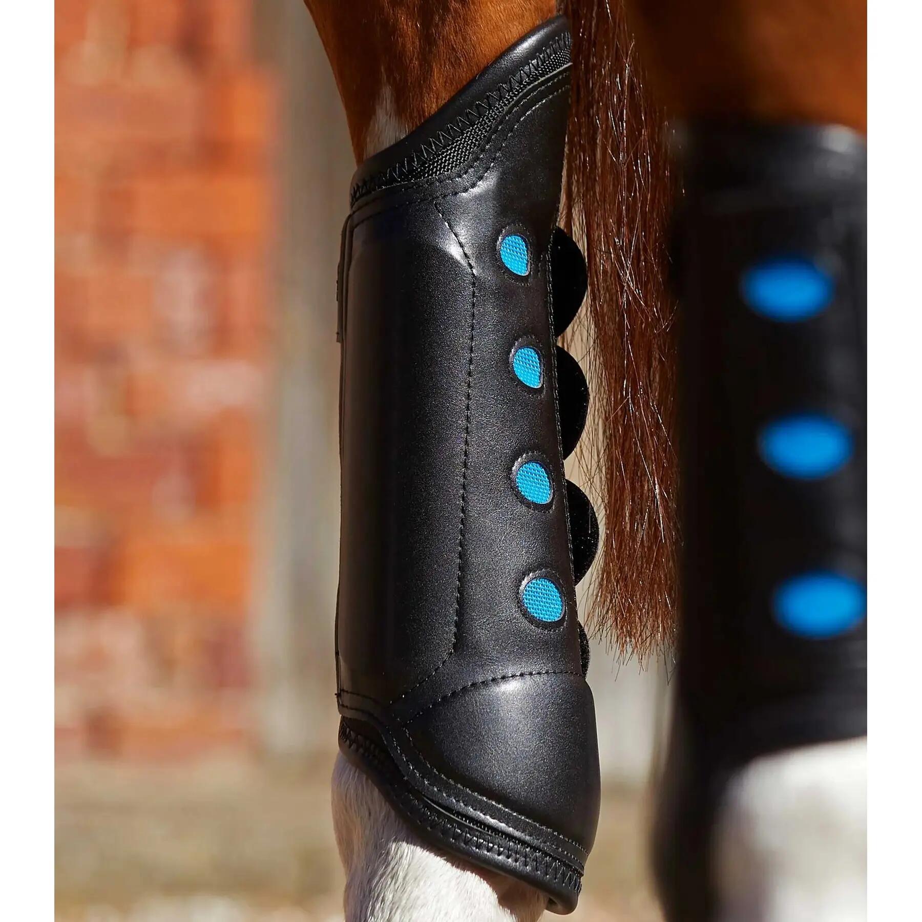 Hind leg gaiters for horses Premier Equine Air Cooled Original Eventing 3/3