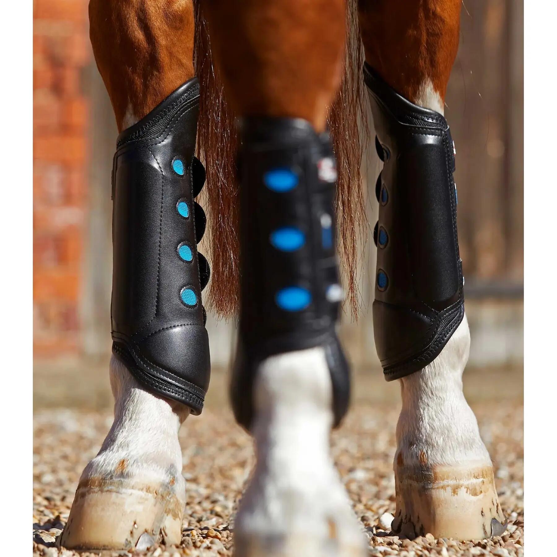 Hind leg gaiters for horses Premier Equine Air Cooled Original Eventing 1/3