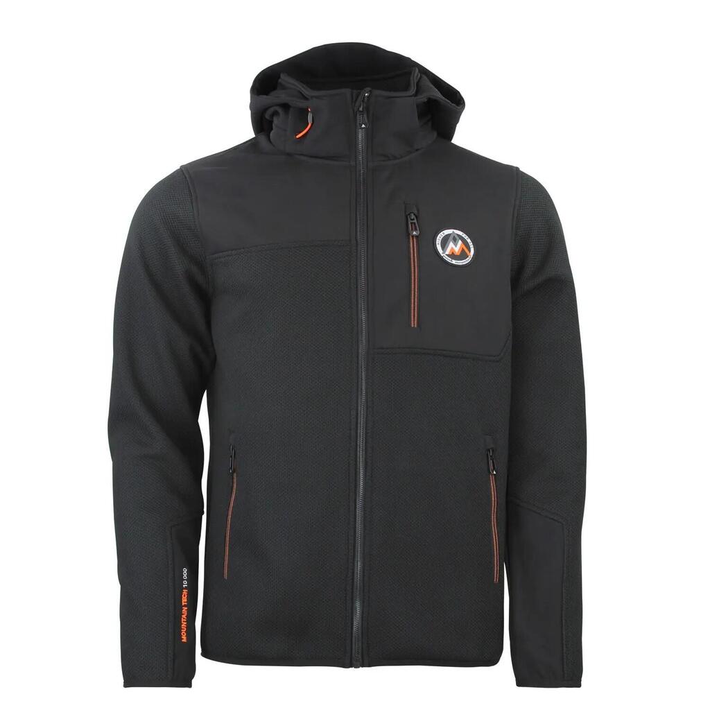 Removable hooded fleece with softshell inserts Peak Mountain Carhood