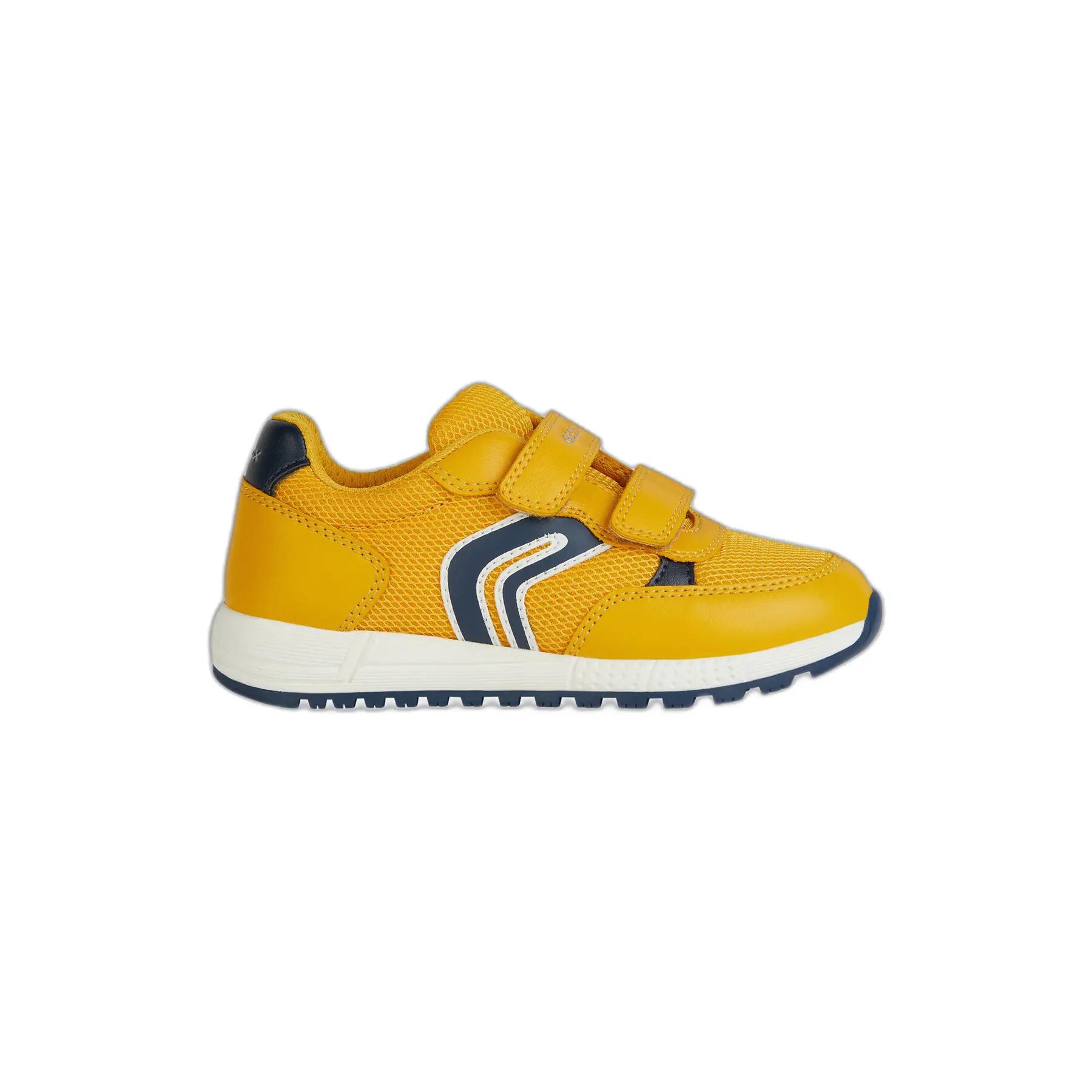 Geox - Baskets Fille Geox Alben - Baskets - Bleu|jaune - 33 - Decathlon