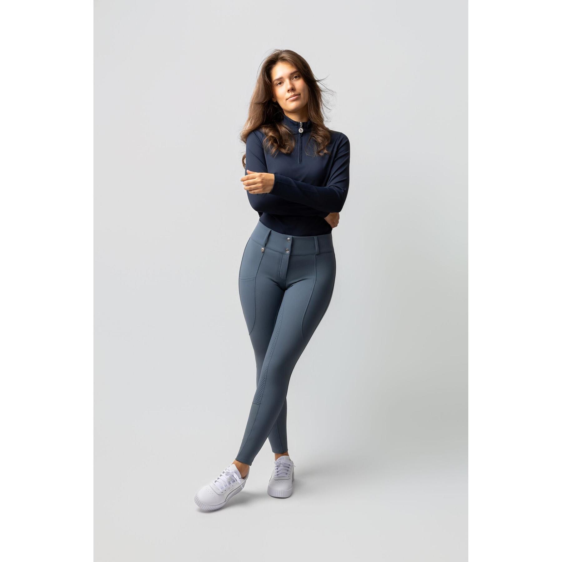 Pantalón de equitación Full Grip Horze Grand Prix Pro 2/7