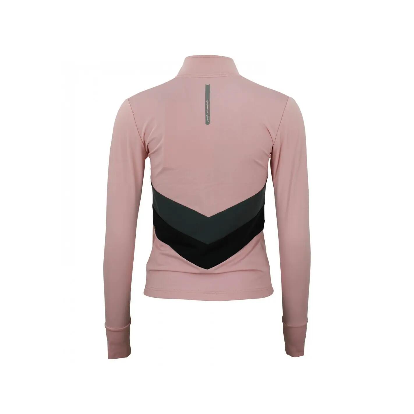 T-shirt 1ere peau full zip femme Peak Mountain 2/4