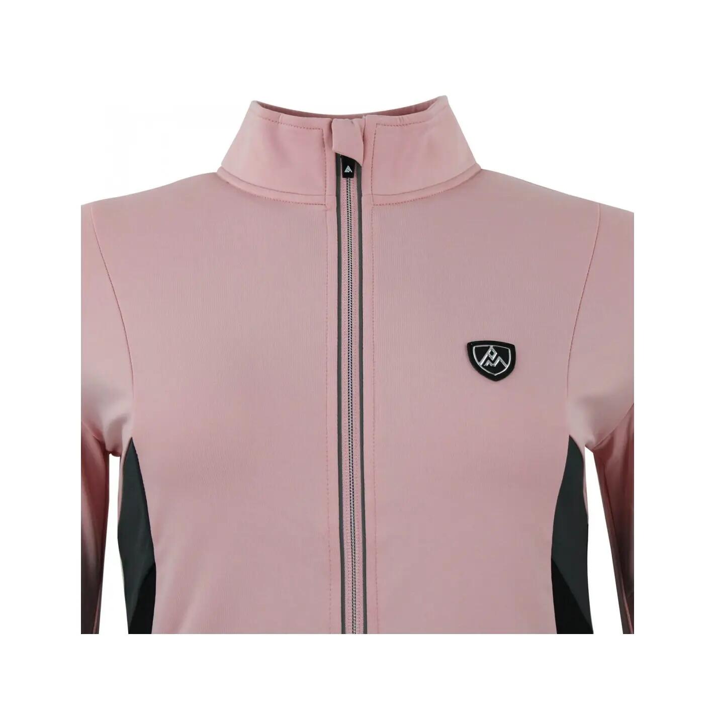 T-shirt 1ere peau full zip femme Peak Mountain 4/4