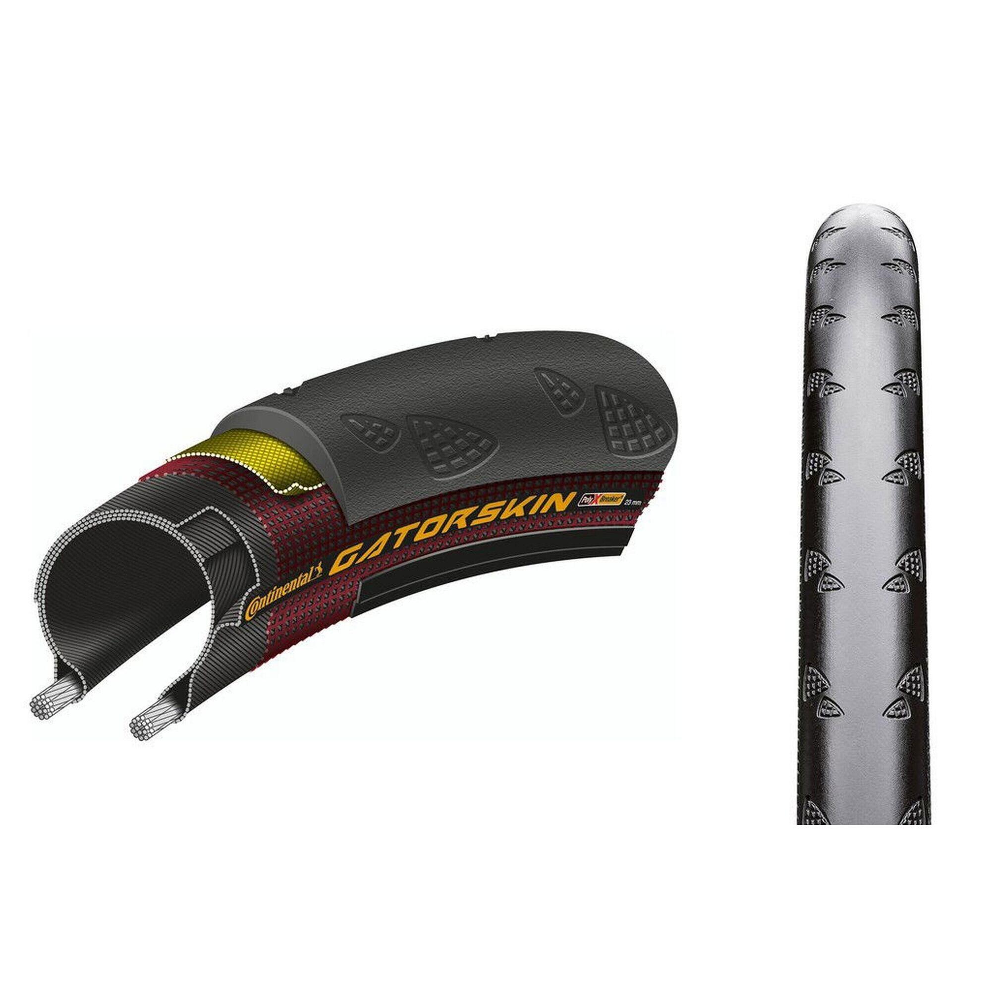 Continental - Fixie-reifen Gatorskin 2er-set, 28" 700x25c 25-622 - Pneu - Noir - 25-622 - Decathlon