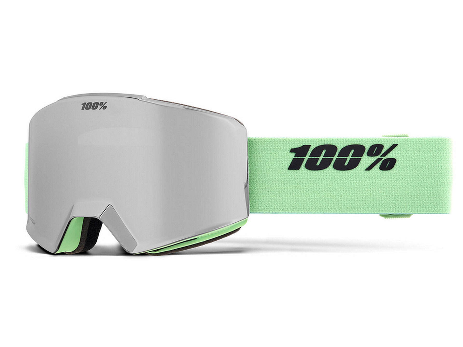 Masque de ski Snow Goggle NORG Pistachio - Verres miroir argentés 2/2
