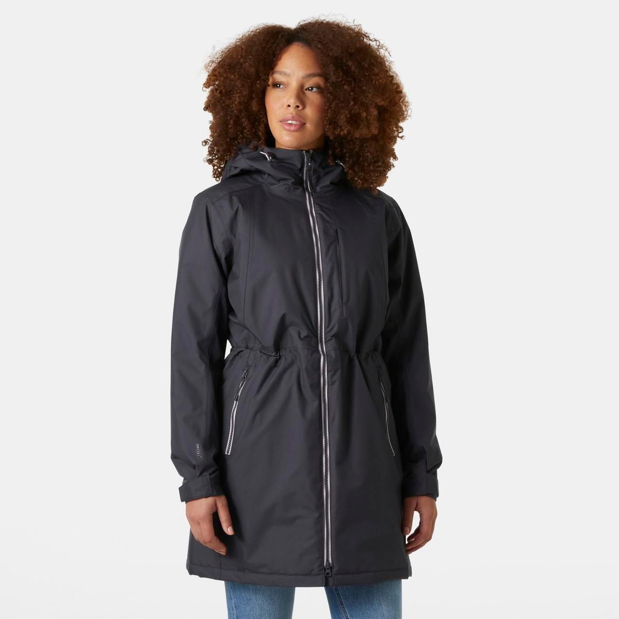 Abrigo impermeable largo aislante mujer Helly Hansen Westport 2/7