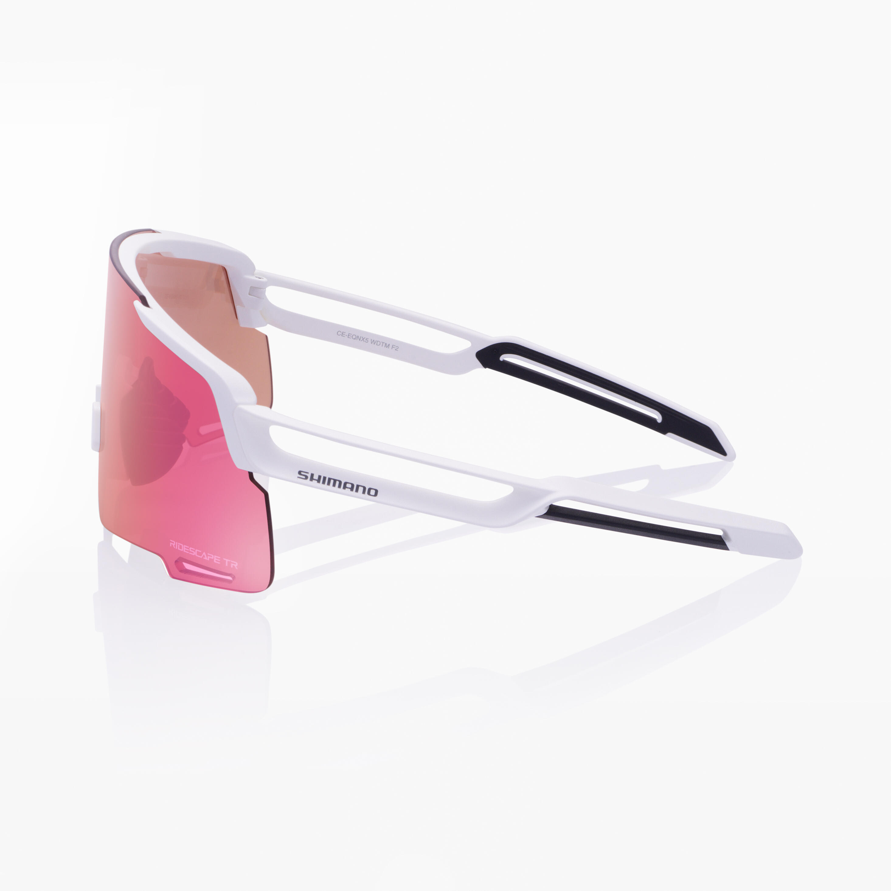 Lunettes de soleil pour cyclistes EQUINOX 5 Ridescape Trail, blanches 3/4