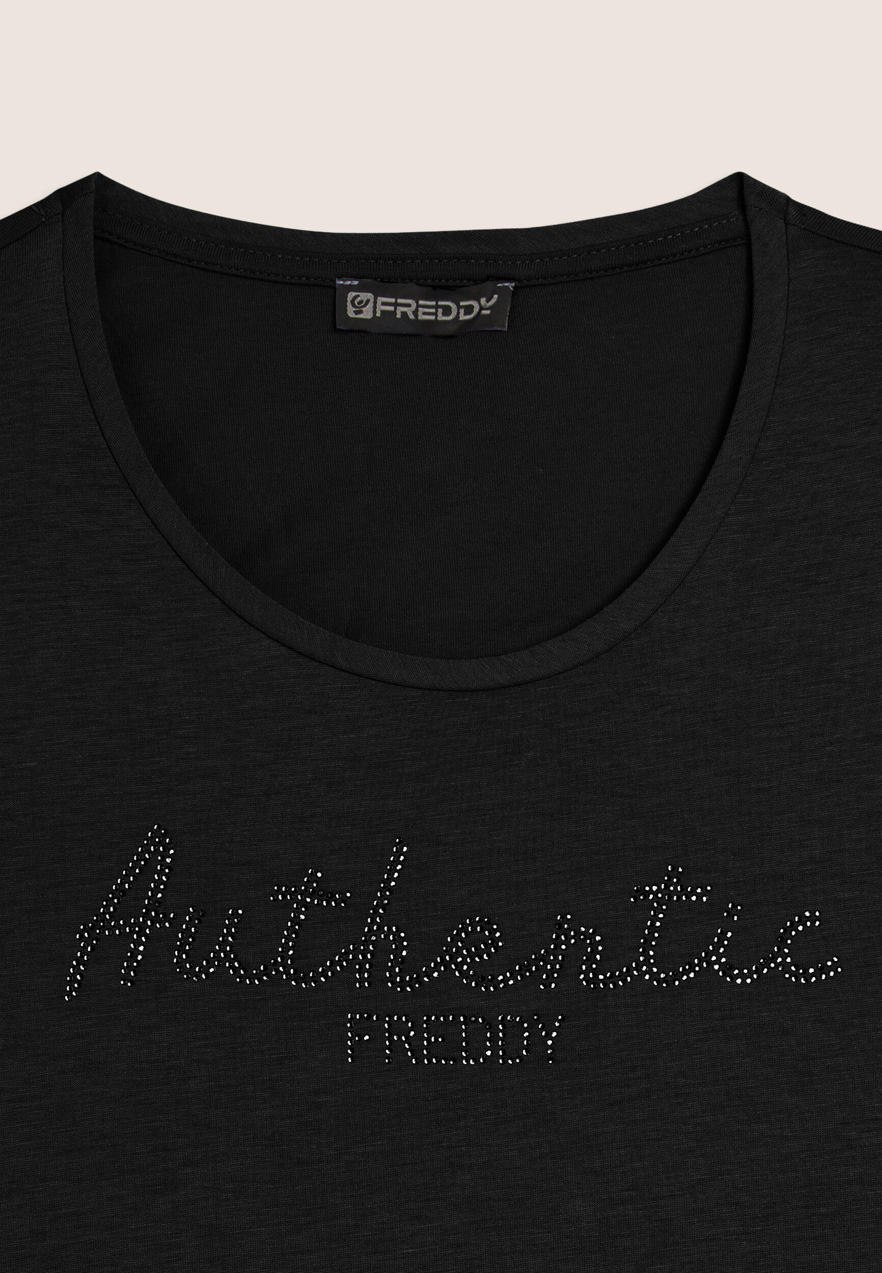 Canotta "Authentic" con logo FREDDY in strass 3/3