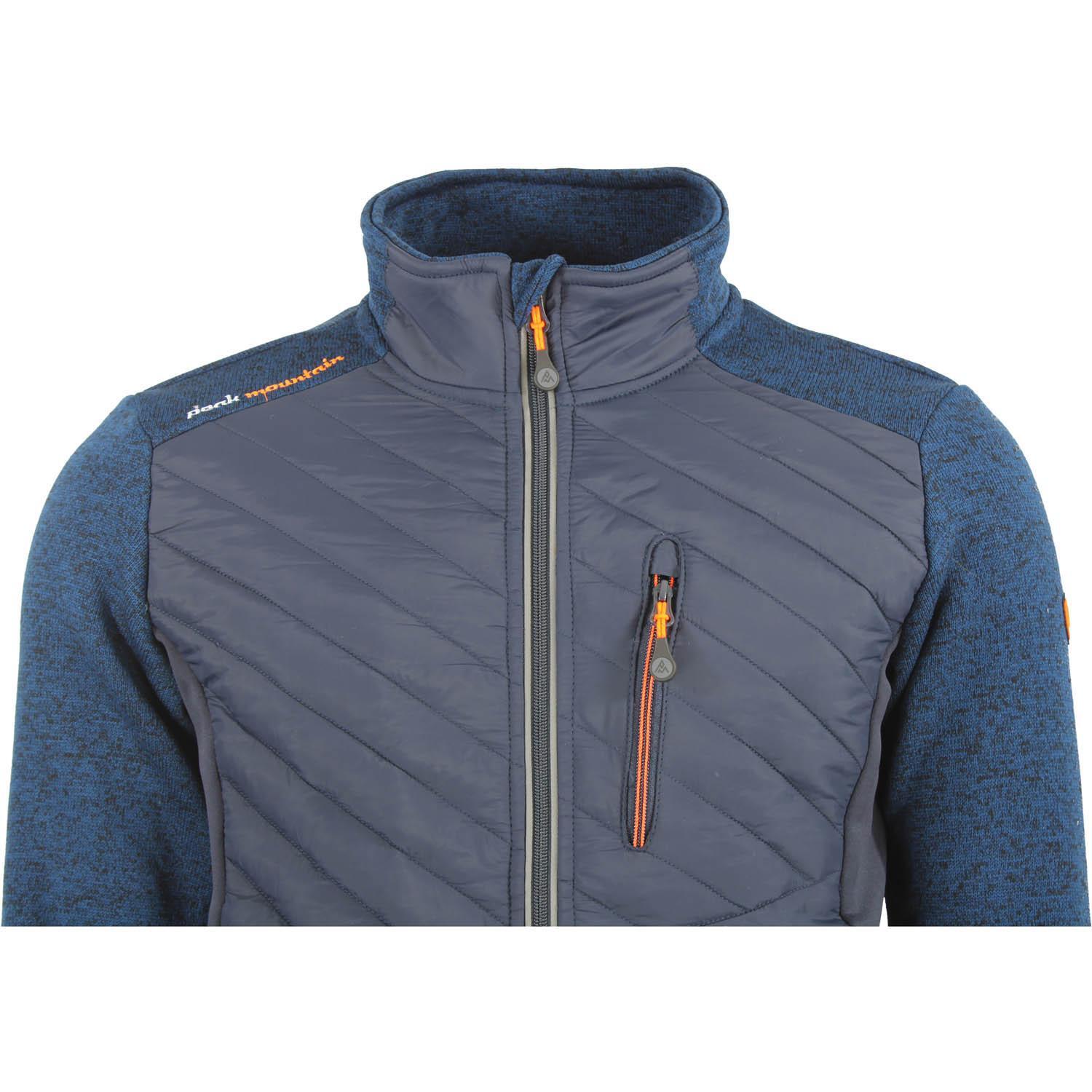 Fleece jas met gewatteerde inzetten Peak Mountain Chacha 4/5