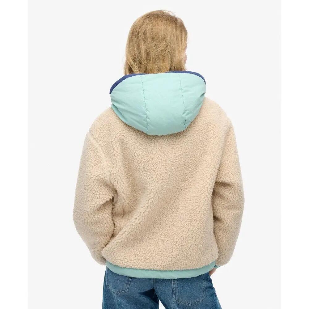 Polaire à capuche sherpa femme Superdry Vintage 5/7