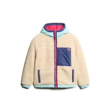 Damesfleece met sherpa capuchon Superdry Vintage