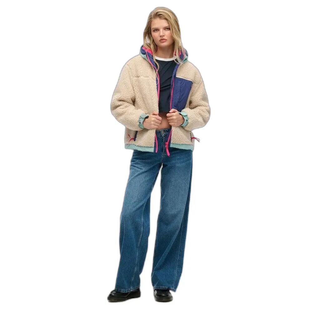 Polaire à capuche sherpa femme Superdry Vintage 4/7