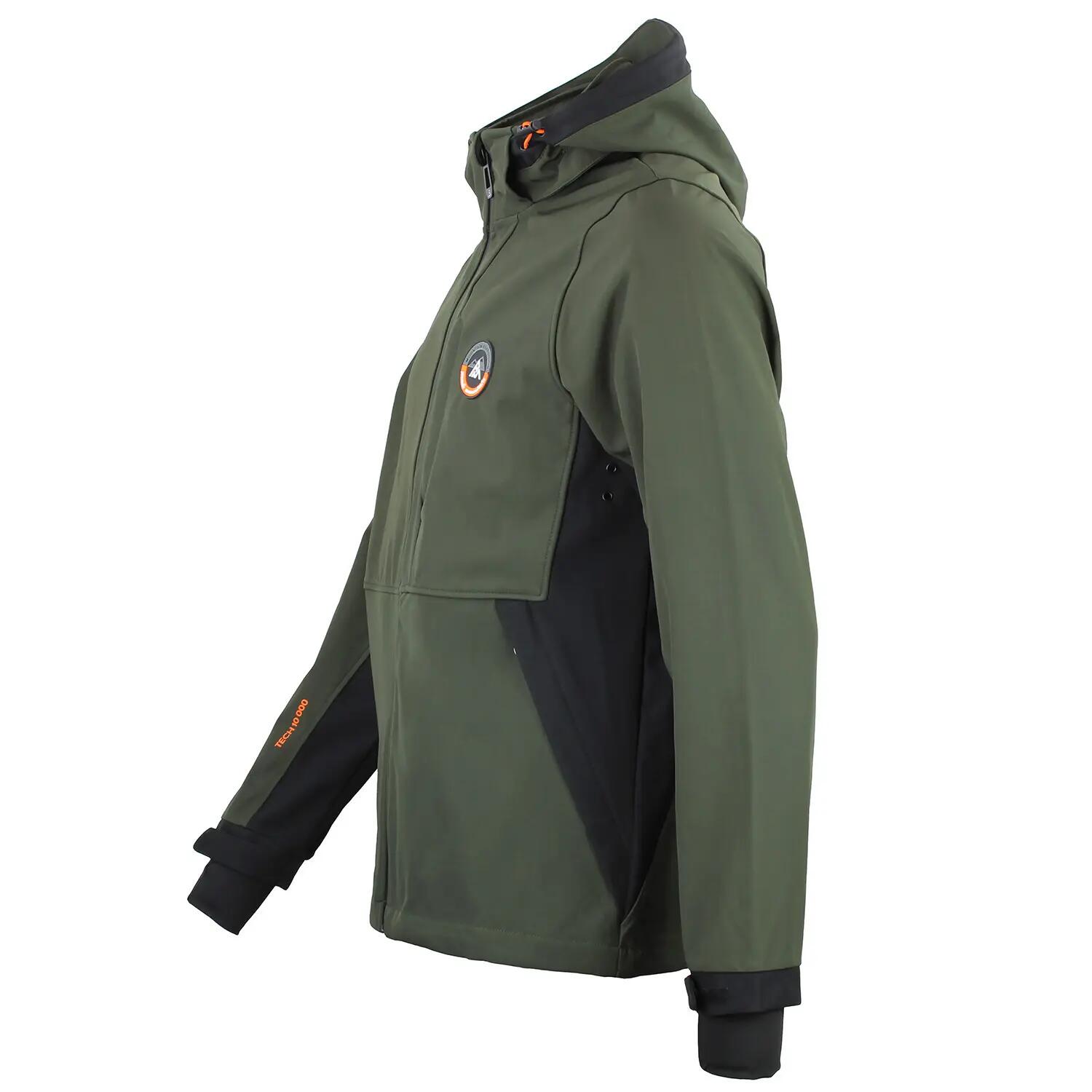 Cazadora softshell con forro de malla Peak Mountain Cafe 3/4