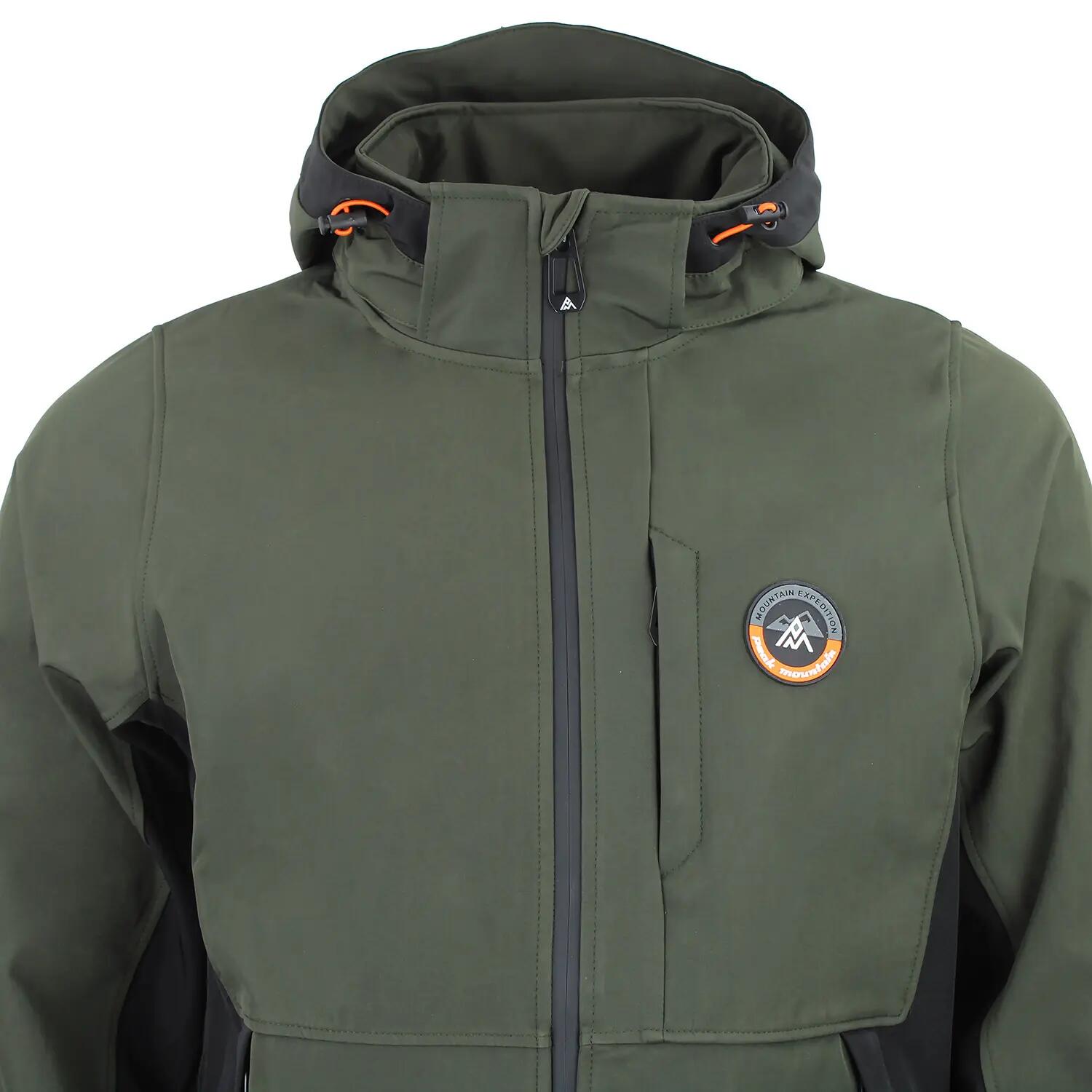 Cazadora softshell con forro de malla Peak Mountain Cafe 4/4