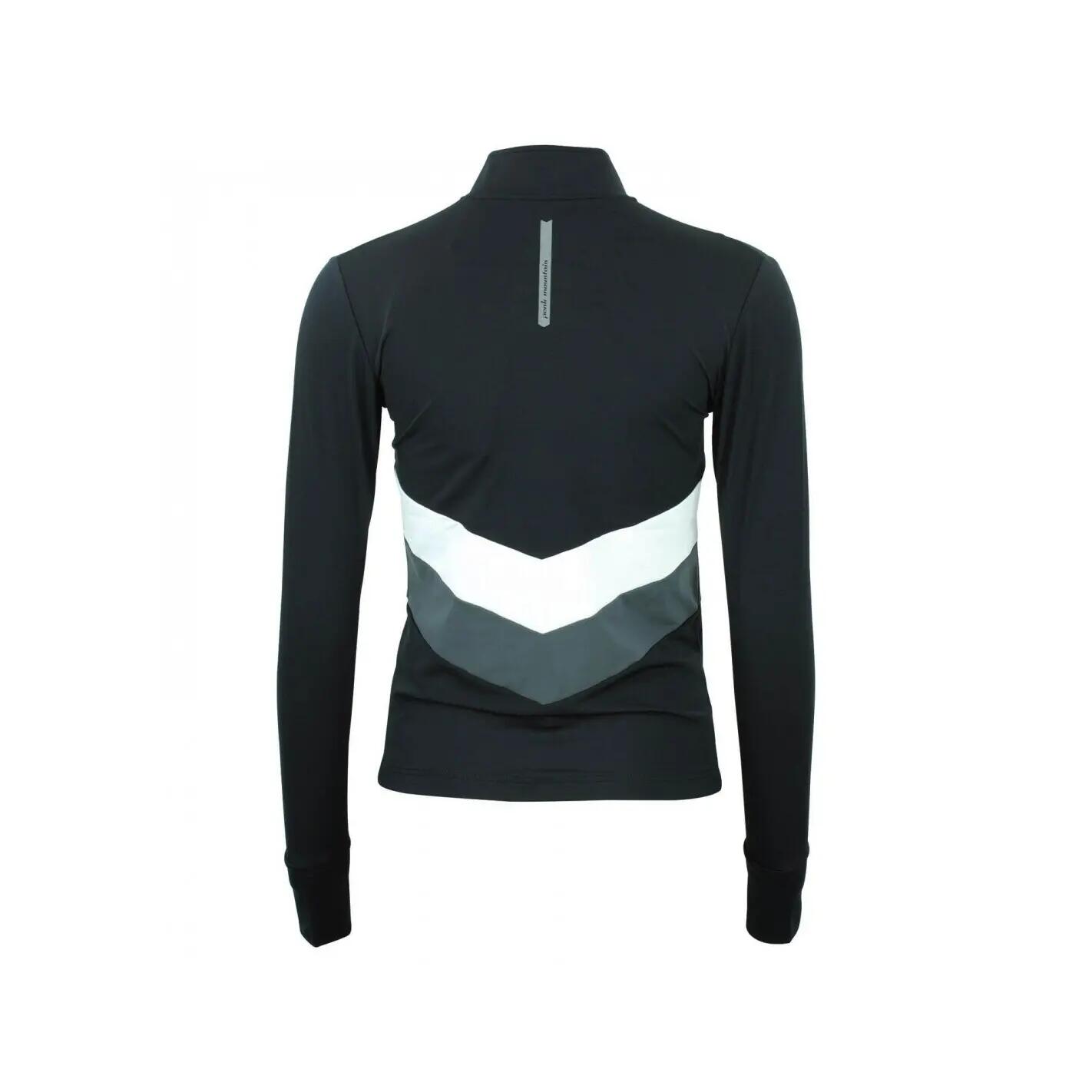 Camiseta de mujer con cremallera completa segunda piel Peak Mountain 2/4